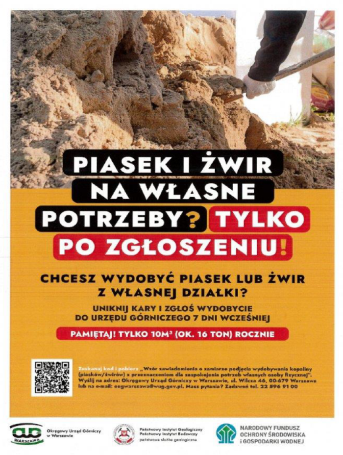 wydobycie na własny użytek