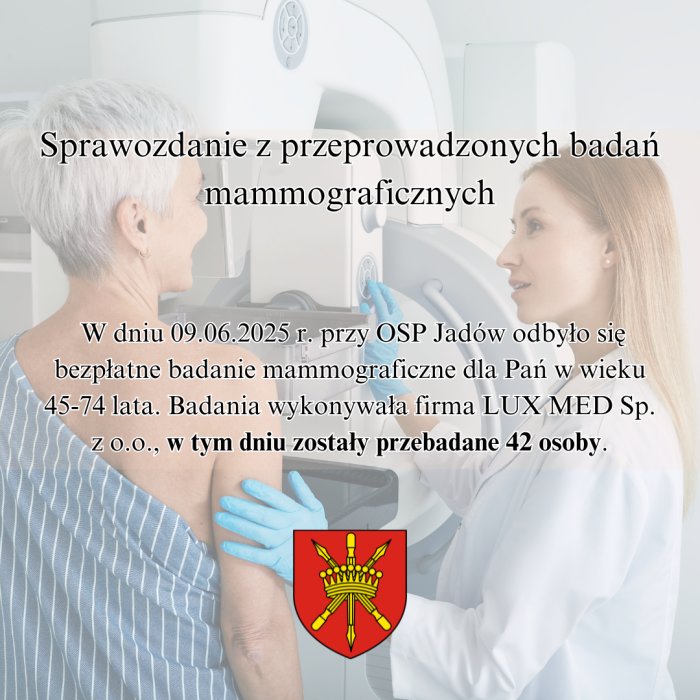 sprawozdanie mammografia