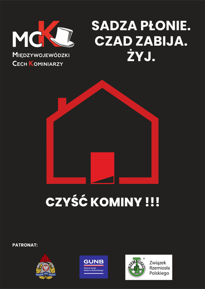 Czad zabija - ulotka