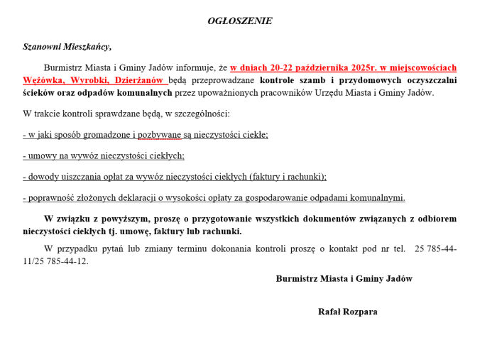 wrzucić 13X Kontrola szamba 20X