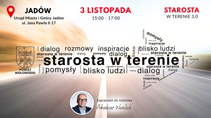Starosta w terenie wrzucić 27.10