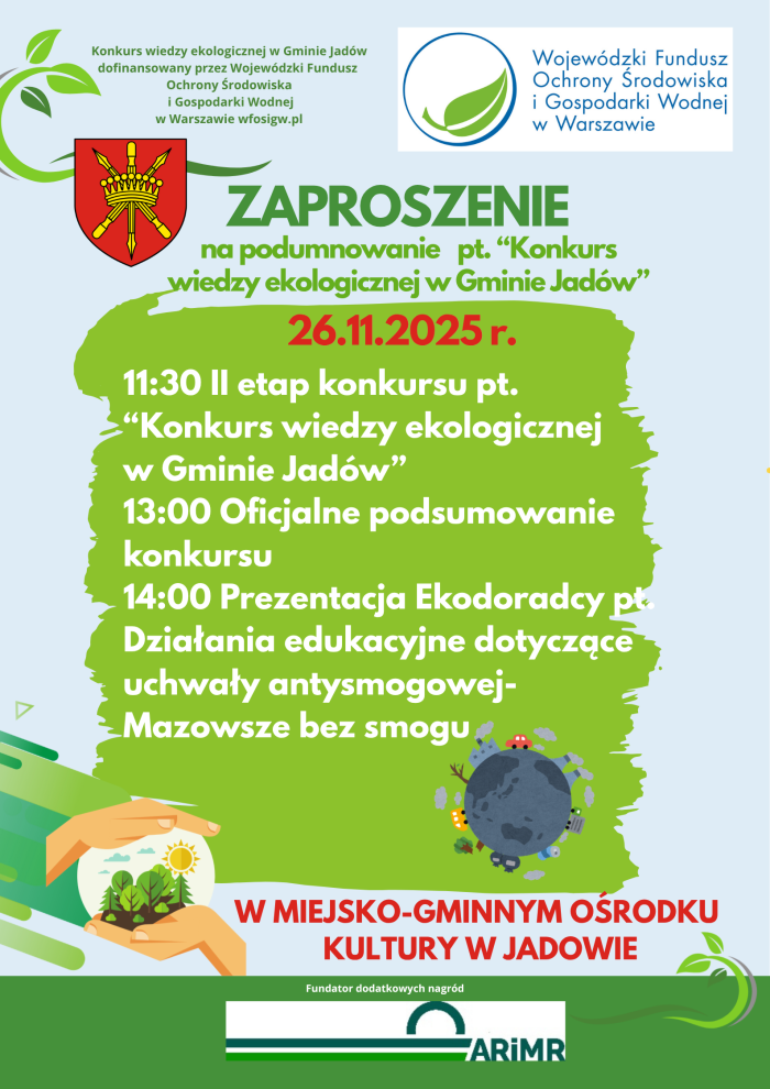 Zielony Niebieski Żółty Ilustrowany Dzień Ziemi Plakat