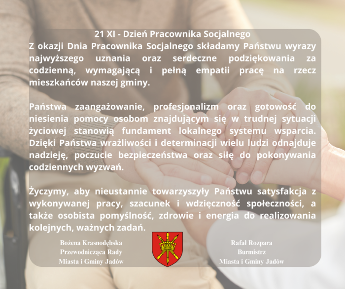 21 XI życzenia