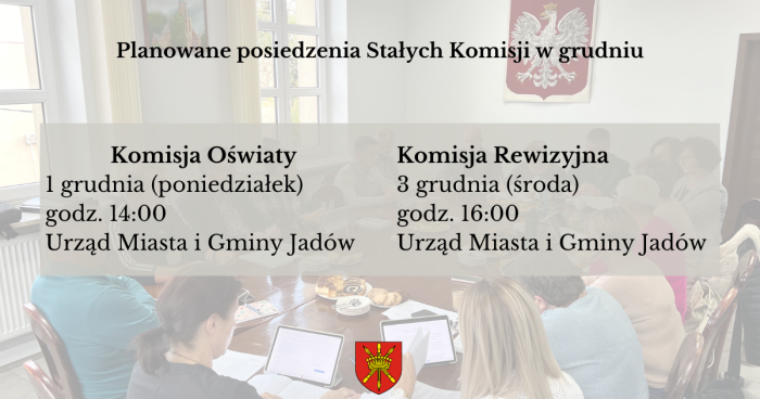 Posiedzenie komisji grudzień