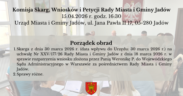 Posiedzenie komisji kwiecien 2