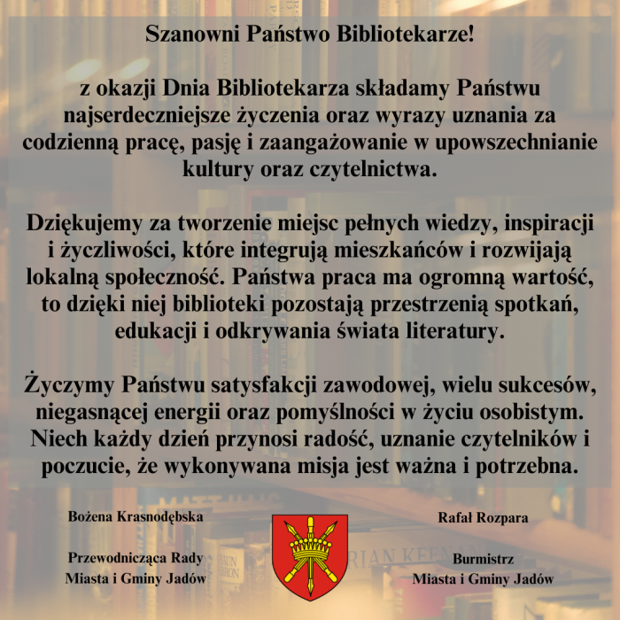 dzień bibliotekarza