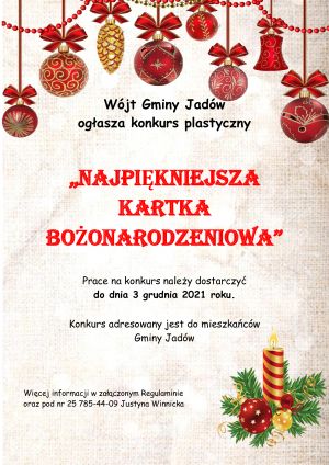konkurs plastyczny kartka Bożonarodzeniowa