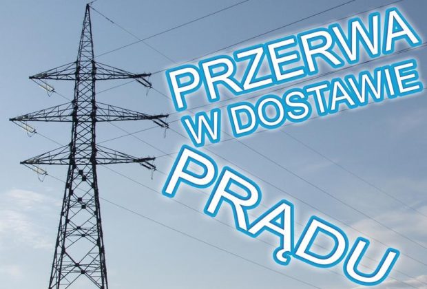 PGE INFORMUJE O PLANOWANYM BRAKU PRĄDU