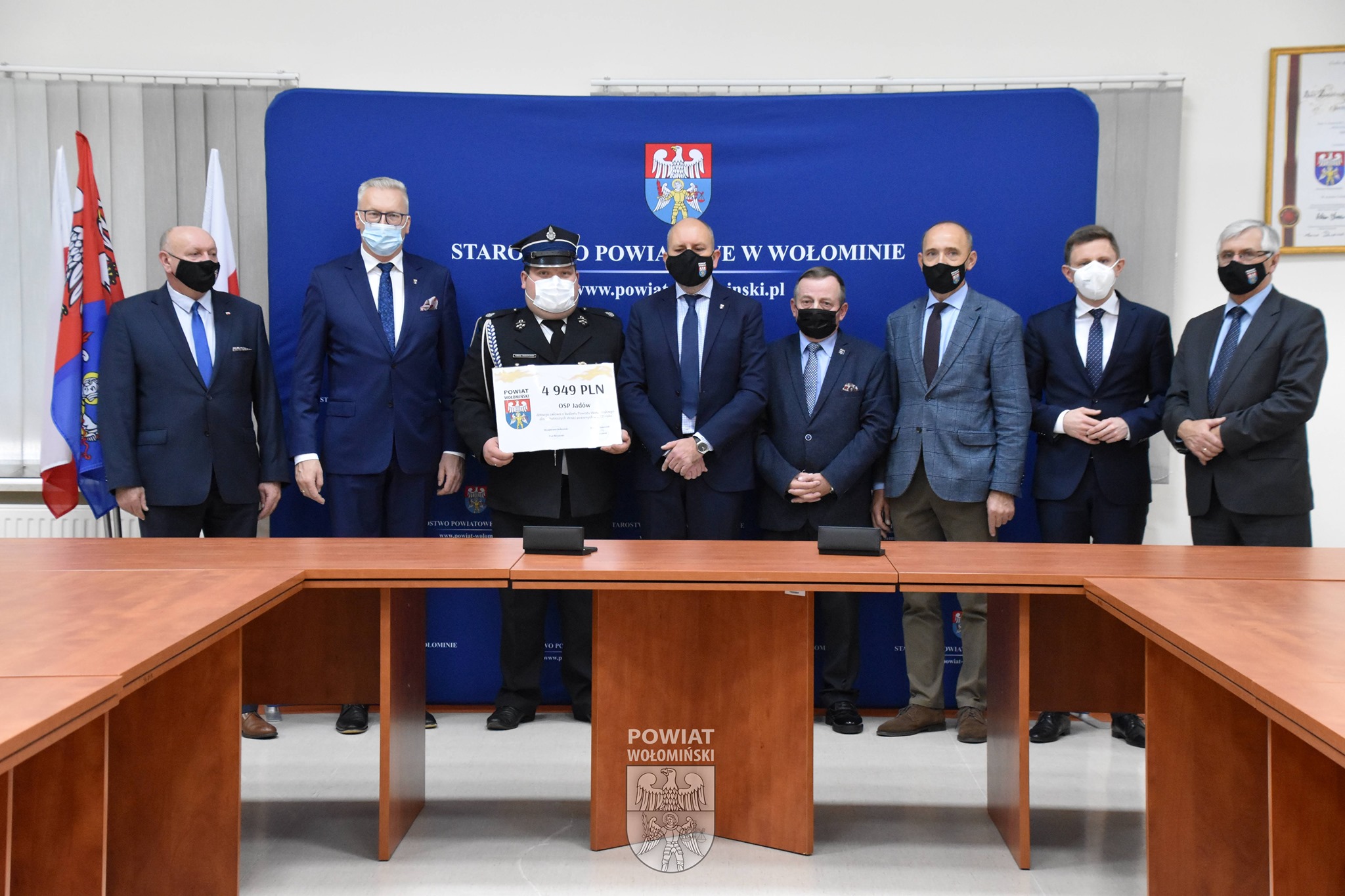 podpisanie umowy dla straży