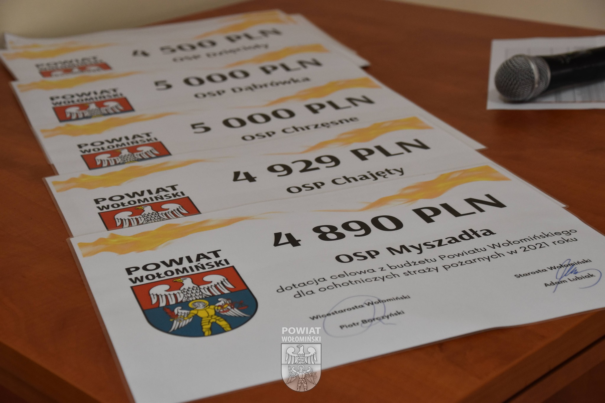 pieniądze dla straży