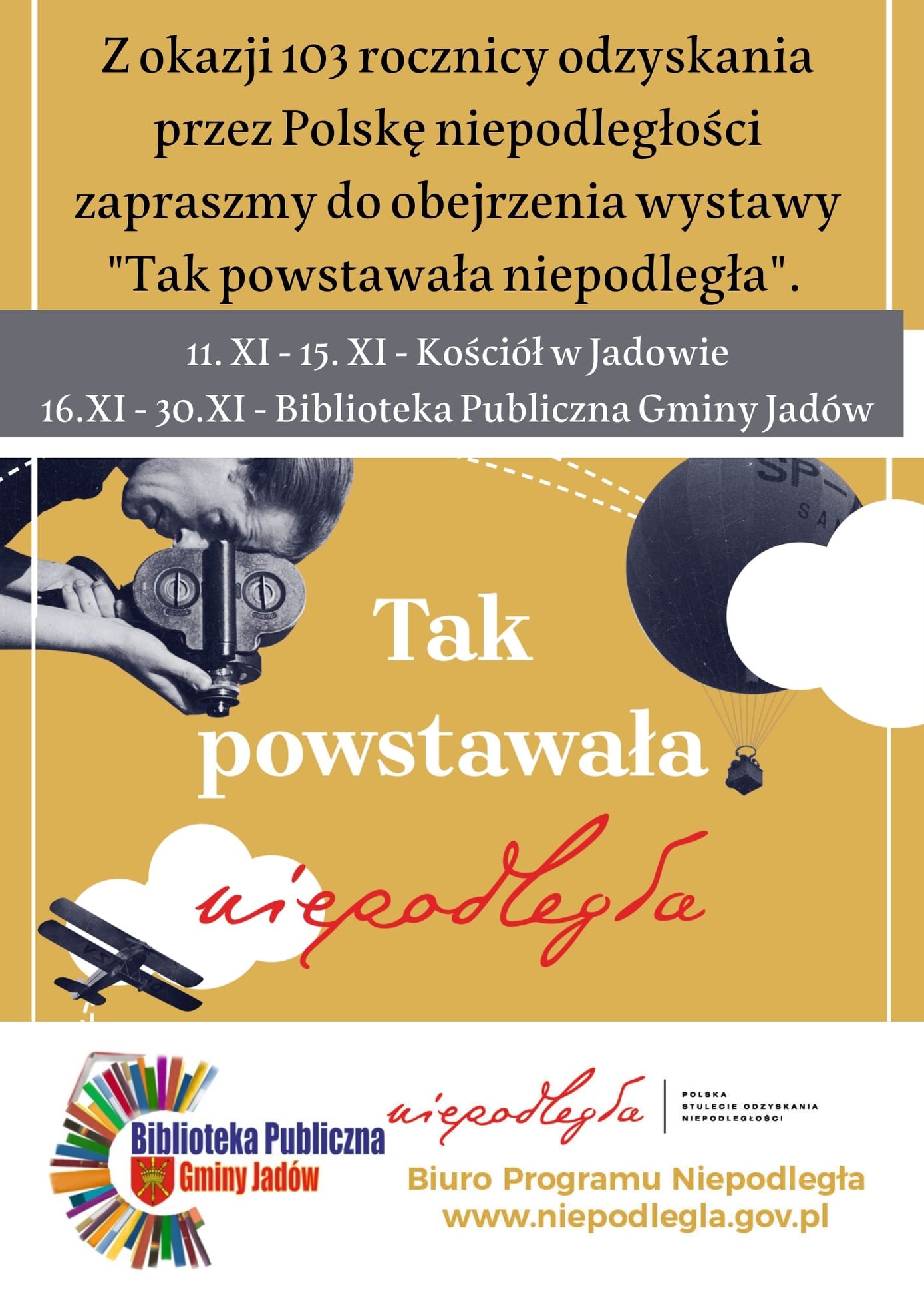 Zapraszamy na obchody Narodowego Święta Niepodległości