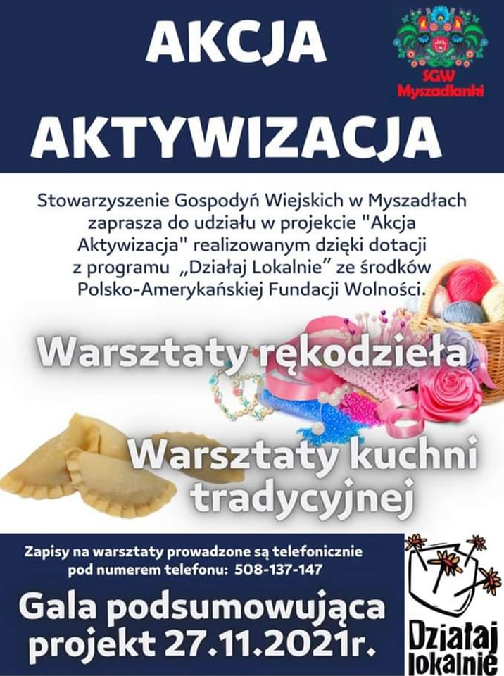 Warsztaty kulinarne i rękodzieło