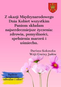 Serdeczne życzenia dla wszystkich Pań