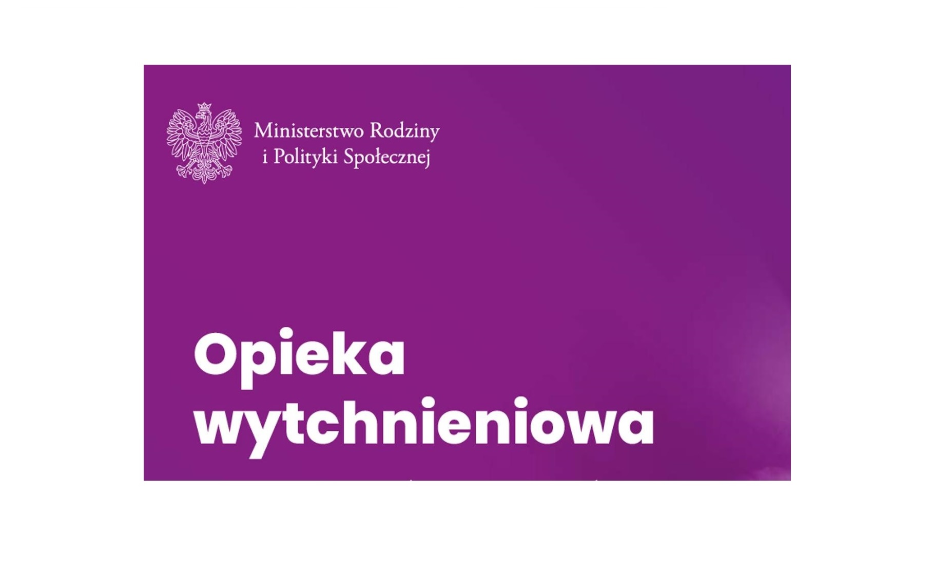 logo Ministerstwo rodziny i Polityki Społecznej