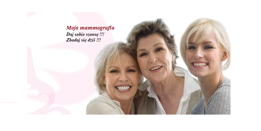 Bezpłatne badanie mamograficzne dla Pań w wieku 50-69 lat