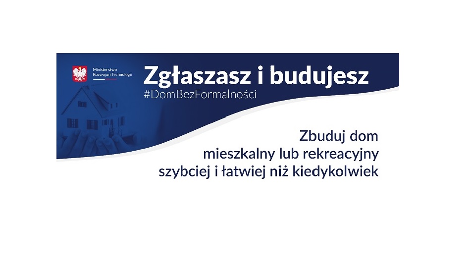 Plakat dom bez formalności