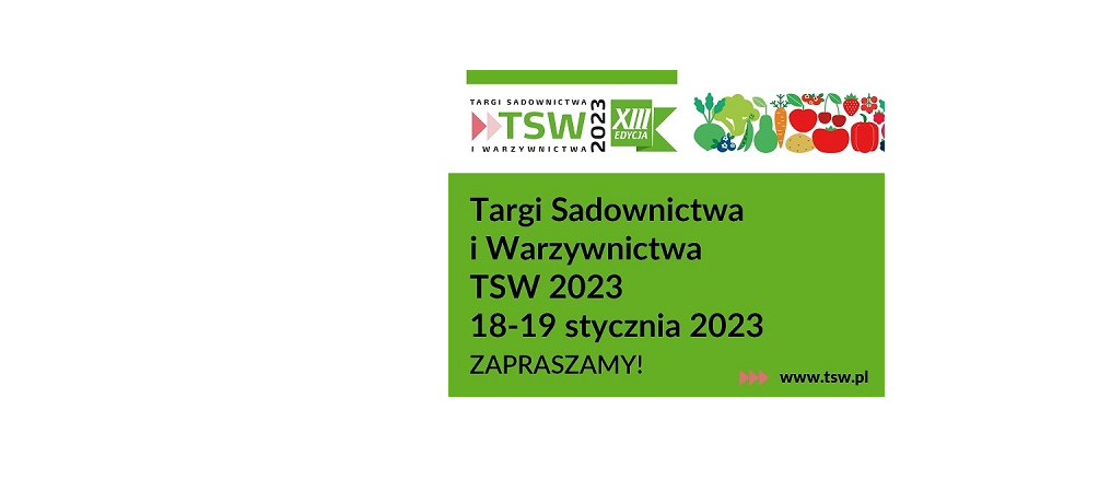 Plakat Targi Sadownictwa i Warzywnictwa