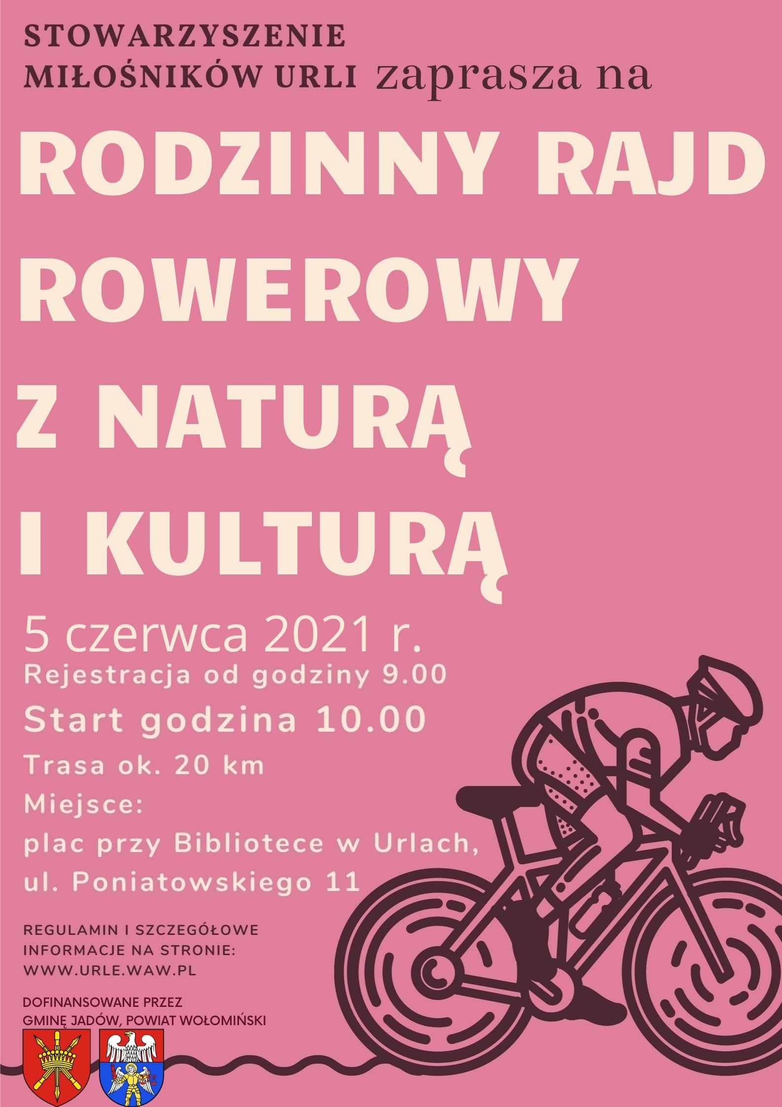 Plakat Rodzinny Rajd Rowerowy